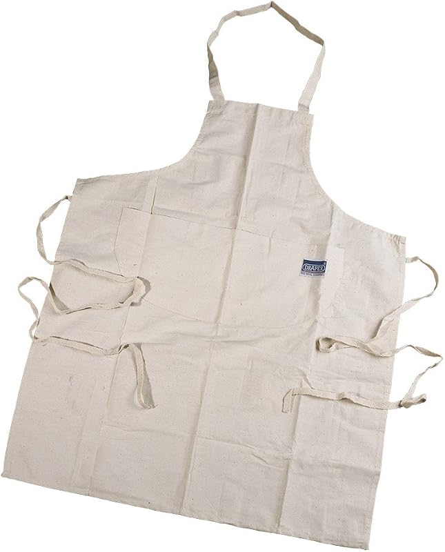 Draper 72930 Cotton Apron, Beige, medium