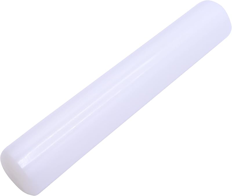 PME - Non-stick Polyethylene Rolling Pin, 6" (15cm), White