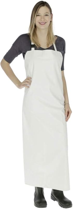 Kerbl Agriculture Home Yard Waterproof Wash Apron White 120 x 80 cm