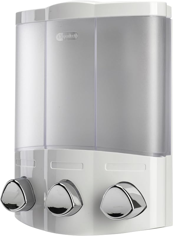 Croydex PA660722 Euro Soap Dispenser Trio White