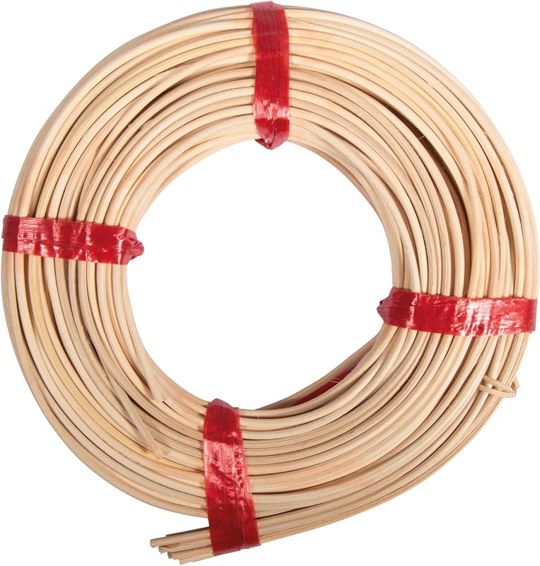 Rayher Rattan No. 8 Diameter 3 mm Quality Red Ribbon Roll 125 g