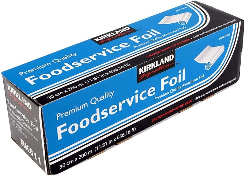 Kirkland Premium Quality Food Service Catering Aluminium Foil 30cm x 200m.