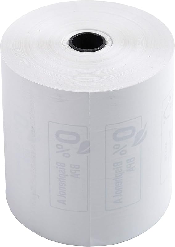Exacompta - Ref. 43816E - Pack of 10 rolls for receipts - width 80 mm x diameter 72 mm - mandrel 12 mm - 1 ply