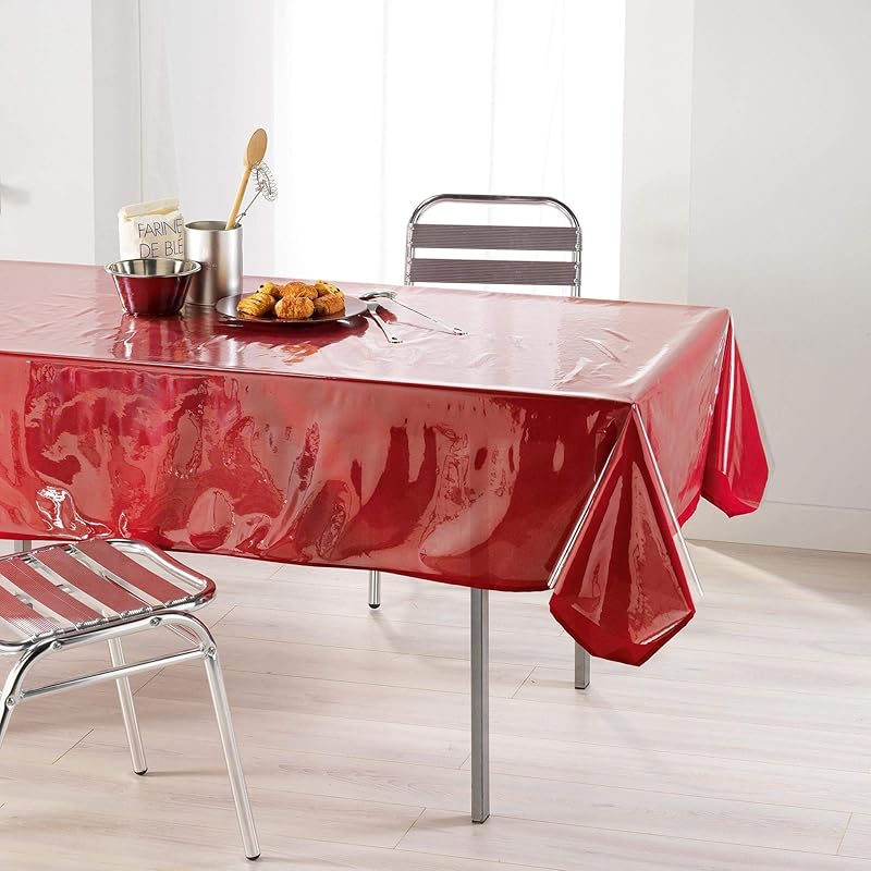 Décor Ligne Cristal 1710281 Tablecloth 140 x 240 cm Plain Transparent
