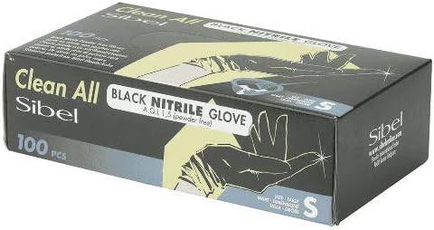 Clean All - Nitrile Gloves Aql 1.5 Black Medium