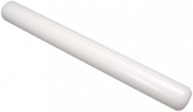 PME - Non-stick Polyethylene Rolling Pin 40 cm, White