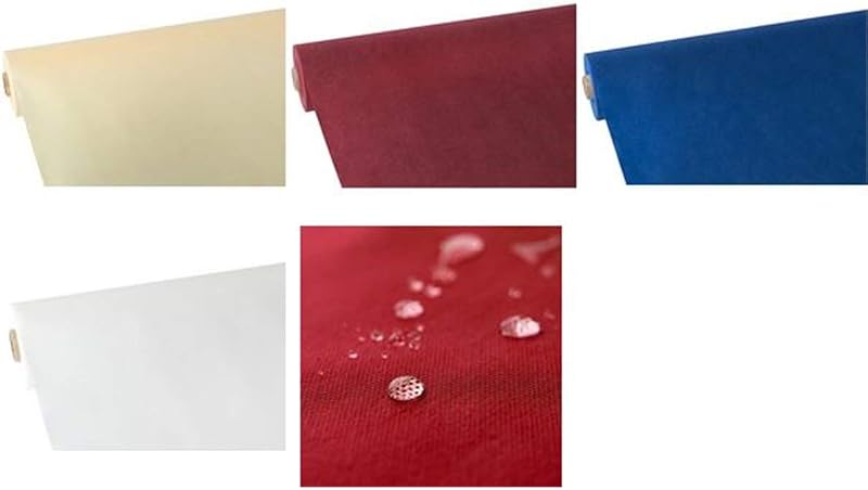 PAPSTAR 82340 Soft Selection Non-Woven Tablecloth 25 m x 1.2 m Cream