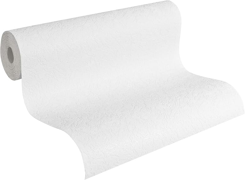 A.S. Création Stuktu rpro Simply White Painted Thread 15 m x 0.53 m White Made in Germany 272812 2728-12