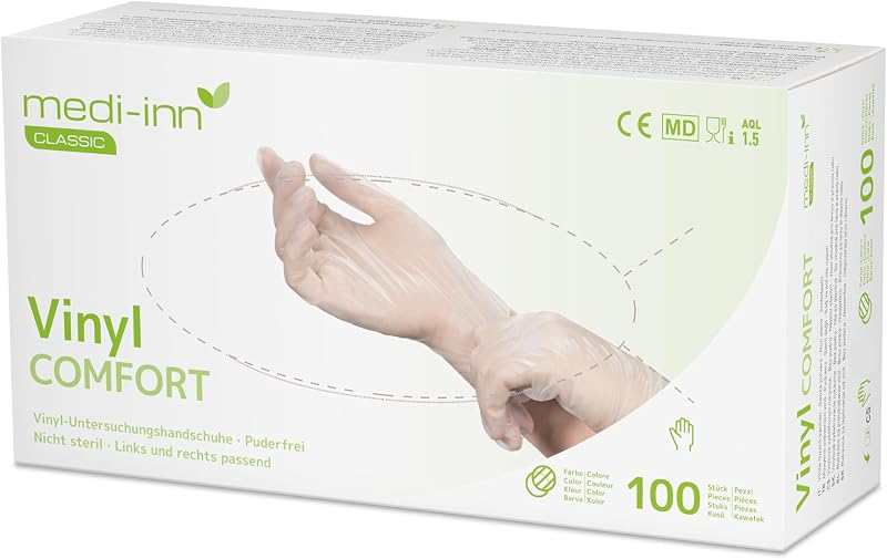 Lifemed Gloves, Vinyl, Powder-Free, 10 Piece, X-Large