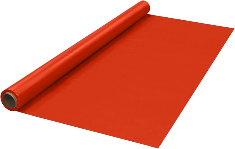 Party Essentials Rouleau de Table de Banquet en Plastique Robuste, Disponible en 27 Couleurs, 101,6 cm x 350 m