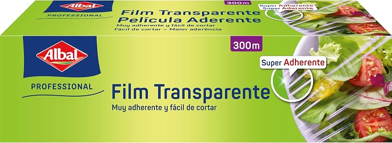 Albal Clear Film Roll 300m x 290mm, Clear, 300m (Pack of 1)