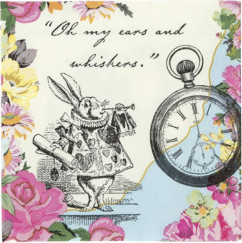 Talking Tables Truly Alice Dainty Party Napkins Pack of 20