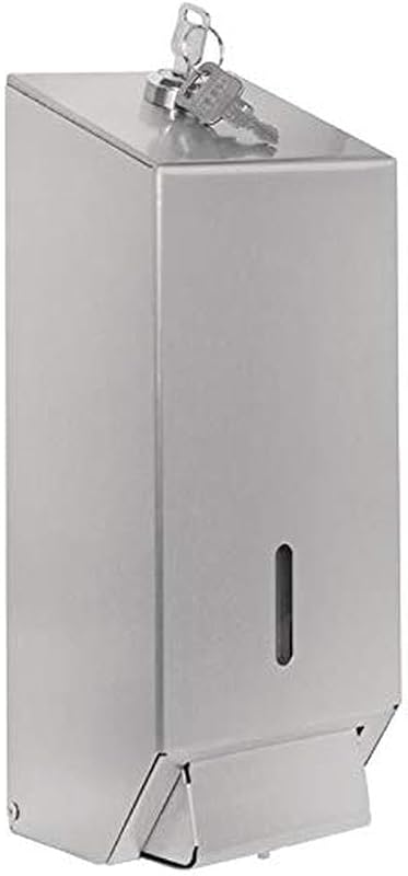 Jantex - Jantex Professional Stainless Steel Hand Soap and Sanitizer Dispenser 1 Litre - Wall Mounted, Easy Fi