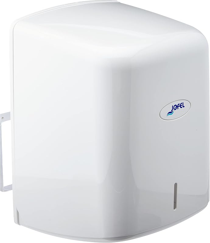 Jofel - Paper roll dispenser up to 205 mm continuous wick, special roll for central dispenser, maximum hygiene