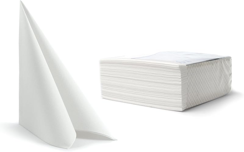 Alvotex Airlaid Napkins 40 x 40 cm 50/1 - White (001)