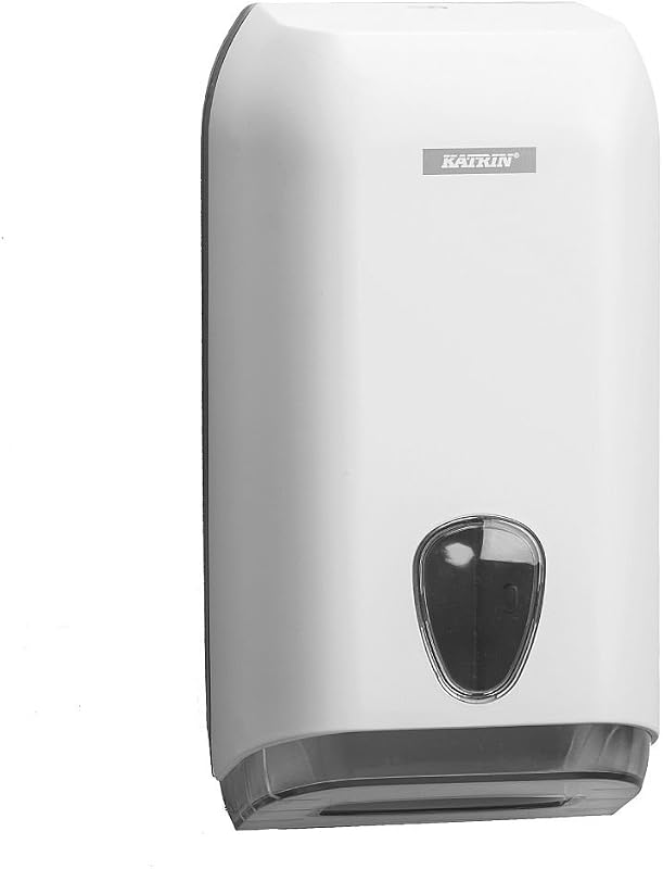 Katrin 92582 folded screen Toilet paper dispenser, White