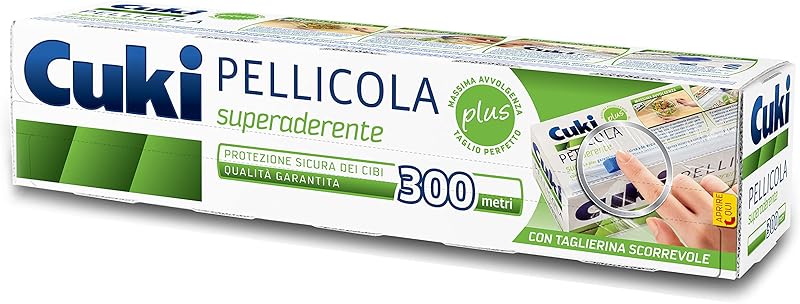Cuki 300 m super adhesive film with sliding cut, 1 pack