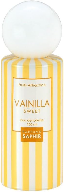 PARFUMS SAPHIR Fruit Attraction Vainille Eau de Parfum for Women, 100 ml