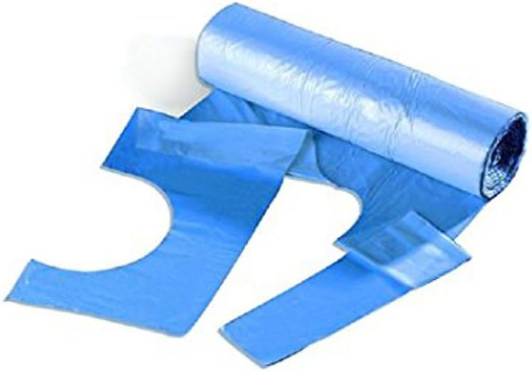 200 Disposable Aprons - Blue - Polythene, Blue, L