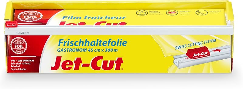 Jet-Cut Food Grade Film 45 cm x 300 m, Transparent PVC
