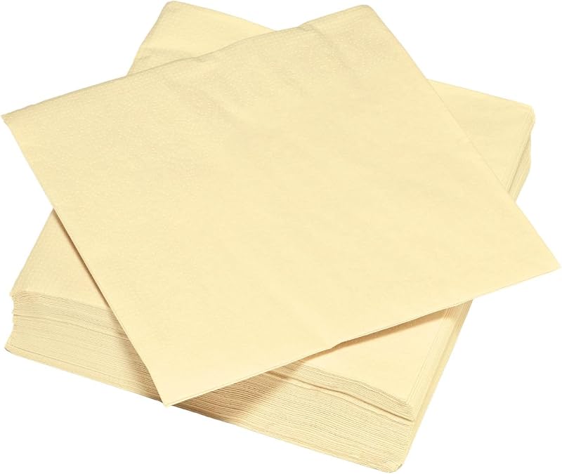 Le Nappage - Pack of 50 - Cellulose Wadding Napkins - FSC Certified - 2 Sheets - 33 x 32 cm
