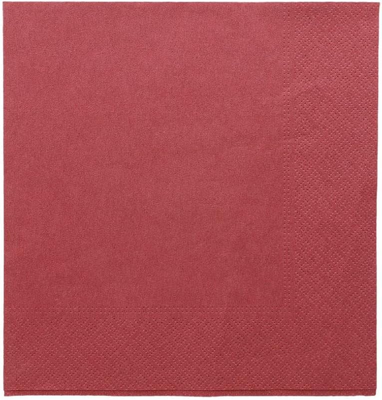 Garcia de pou Napkins Ecolabel 2 Ply 18 G/M2 39X39 Cm Bordeaux Tissue - 1600 units