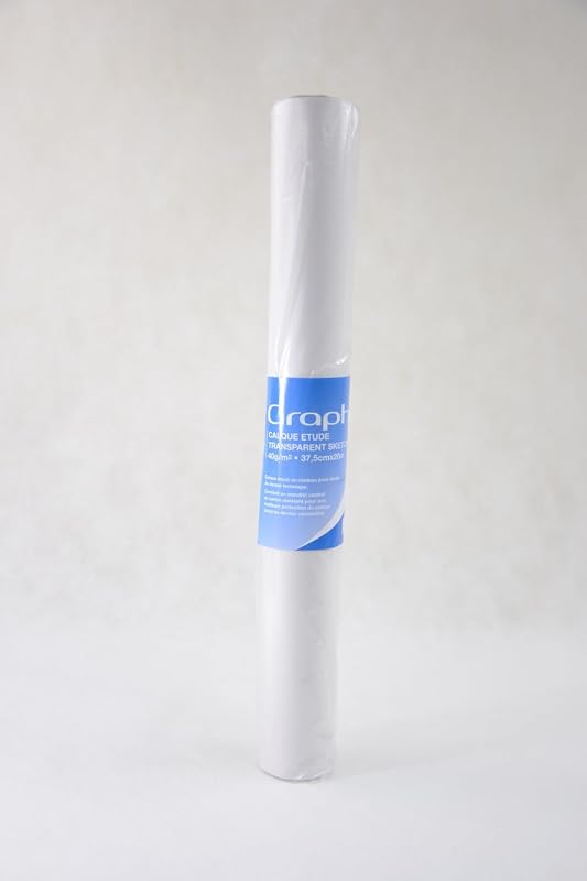GRAPH'IT 37.5 cm x 20 m 40 g/m2 Transparent Study Drawing Illustration Roll