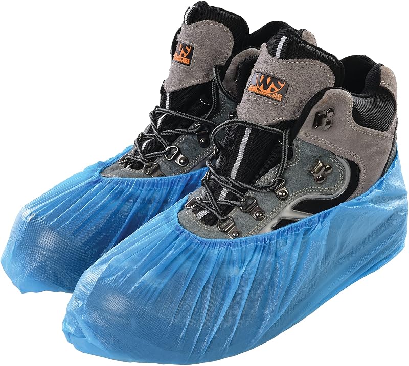 100 Disposable Shoe Covers One Size
