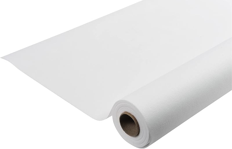 Pronappe Disposable Spunbond Non-Woven Tablecloth 50.4 m Roll x 1.20 m Wide Pre-Cut Every 1.20 m Tear-Proof, W
