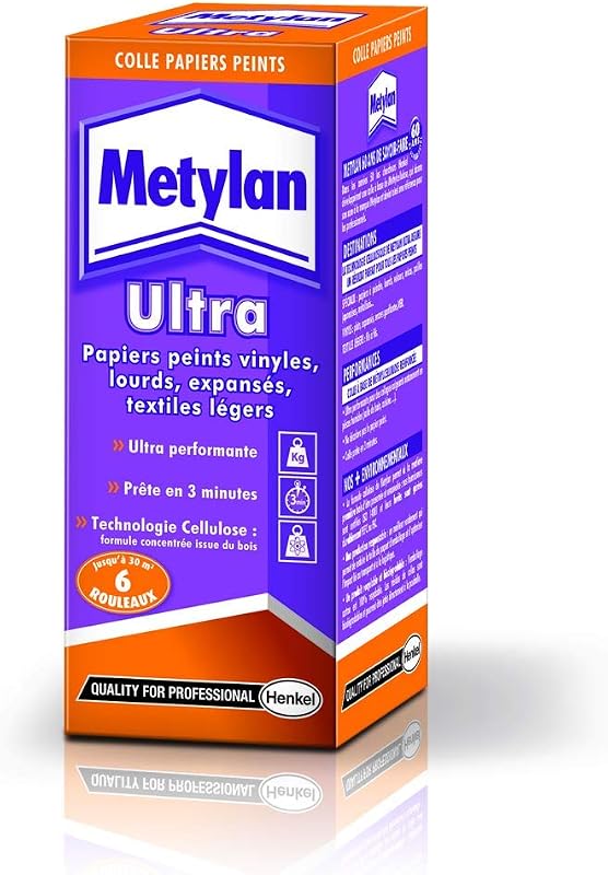 Metylan "Ultra" Wallpaper Glue, Special Glue for Standard Wallpapers, Special and Vinyl, Ideal Wet Room Glue, 