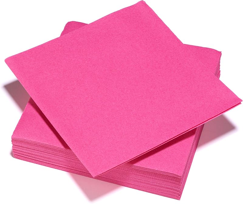 FSC Airlaid Napkins 40 x 40 cm Pack of 25 Fuchsia Pink
