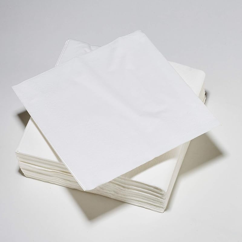 FSC 50 White Wadding Napkins 3 Ply 25 x 25 cm