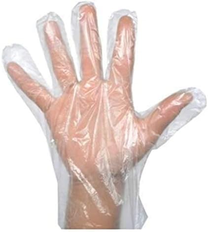 2 Packs of 100 Clear Disposable Gloves
