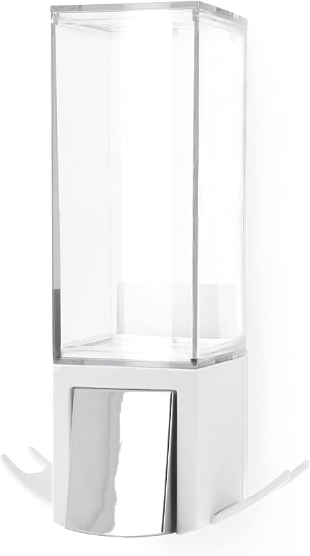 Compactor – Wall Mounted Soap Dispenser 500 ml – White and Chrome