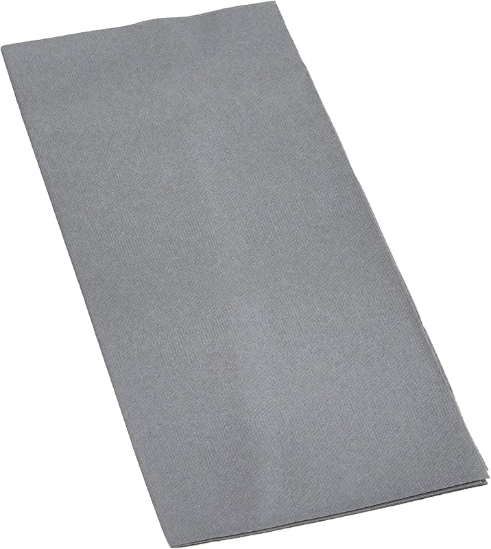 Alvotex Chic Airlaid Premium Disposable Napkins, Fabric Look, Pack of 50, 39 x 40 cm, Grey AIR-B39 x 40 cm, 27