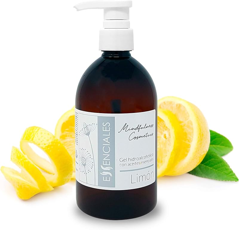 Essenciales 500ml 100% Pure Essential Oils Sanitizer Hydroalcoholic Gel