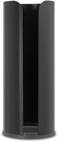 Brabantia 280504 ReNew Collection Toilet Paper Dispenser, Matt Black
