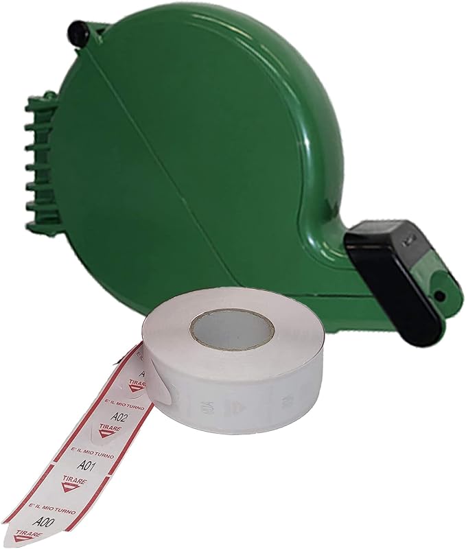 Impretech International Group Queue Ticket Dispenser + Roll of 2000 Tickets