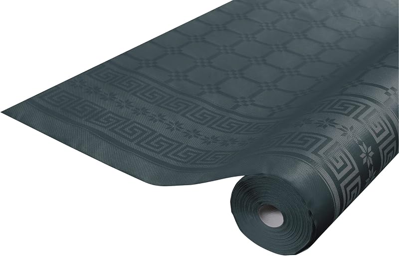 Pronappe Damask Paper Disposable Tablecloths 6 m Long x 1.18 m Wide 12 x 1.18 m Damask Paper in Classic Chic D