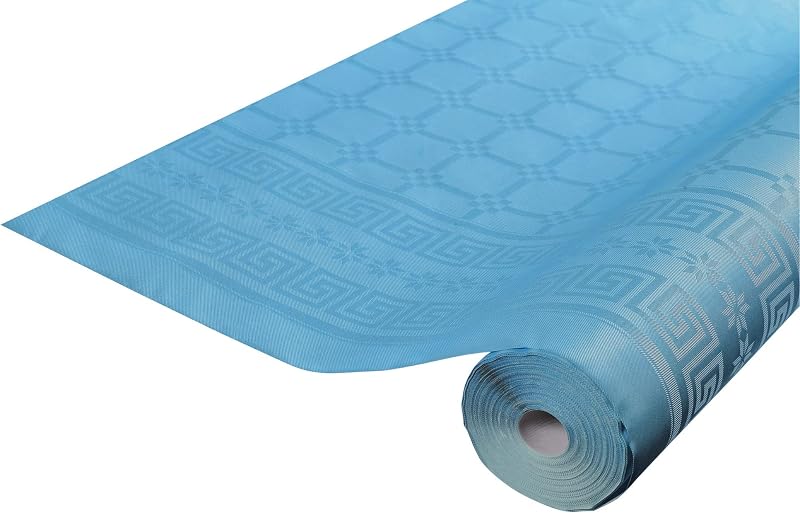 Pronappe Disposable Damask Paper Tablecloths in Roll 6 m Long x 1.18 m Wide Damask Paper with Universal Chic a