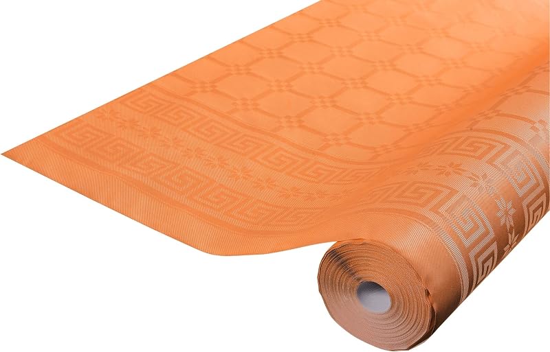 Pronappe 12 Disposable Damask Paper Tablecloths in Roll 6 m Long x 1.18 m Wide Damask Paper in Classic Chic De