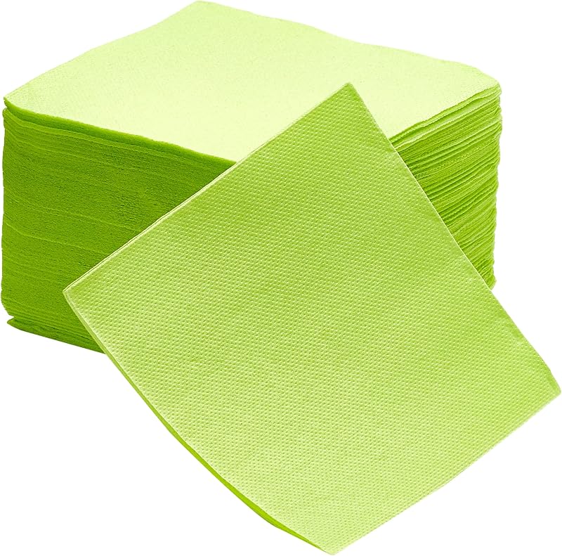 Tex Touch Cocktail FSC 50 Napkins 25 x 24 cm Lime Green
