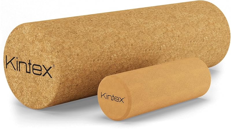 Kintex Cork Fascia Roller, 33 cm or 15 cm, Massage Roller for Self-Massage, Self-Massage, Fascia and Muscle Re