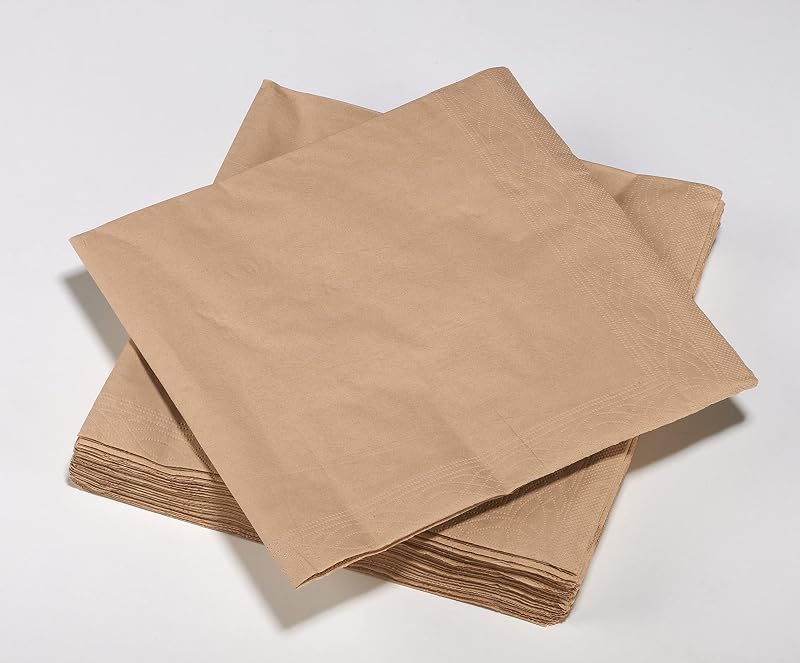 LE NAPPAGE ARTS DE LA TABLE FSC 50 Unbleached Cotton Napkins 33 x 32 cm 2 V 100% Nature Ecru