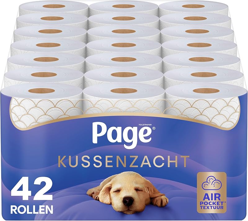 Page Toilet Paper - Soft Toilet Paper - 42 Rolls - With Extra Side - Value Pack