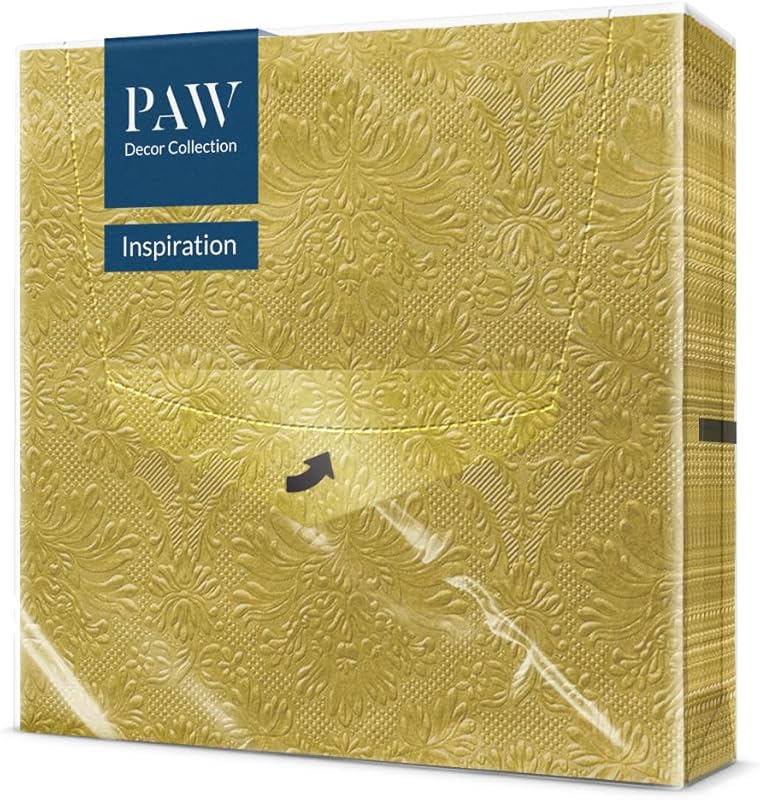 PAW 3-Ply Paper Napkin (33 x 33 cm) I Pack of 20 Ideal for Birthdays, Name Parties, Garden and Family Parties,