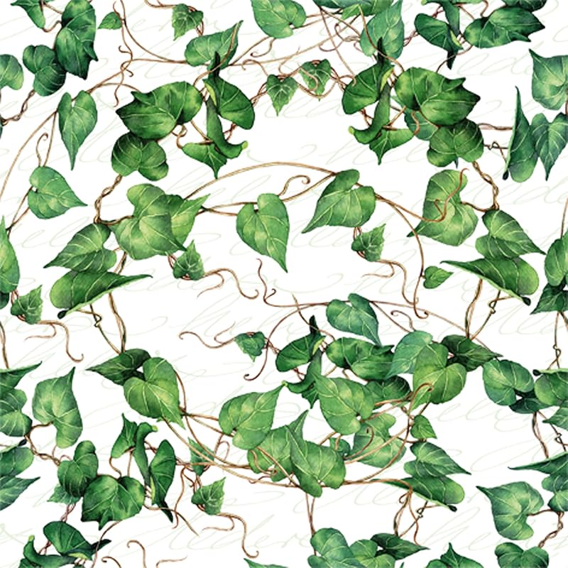 Pack of 20 Natural Ivy Leaf Napkins | Ivy Leaves | Plant | Table Decoration | Decoupage | Napkin Technique 13x