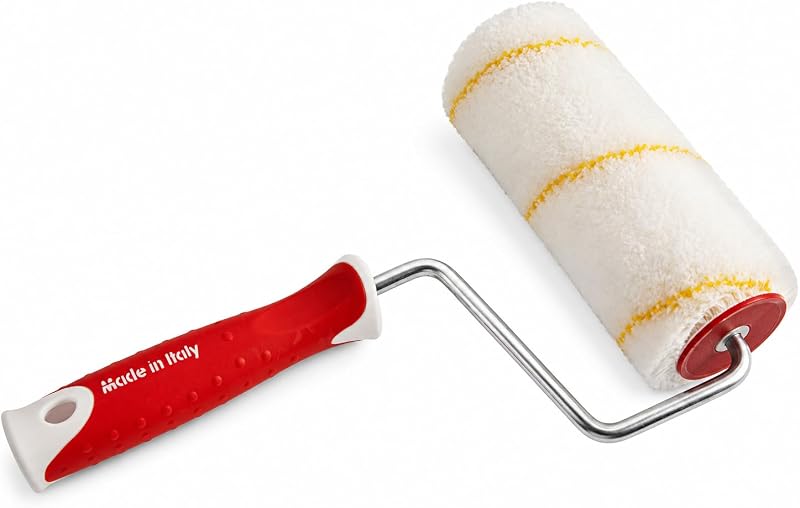 PENNELLIFICIO Professional roller for rough walls 20 cm, polyamide fabric with non-slip rubber handle