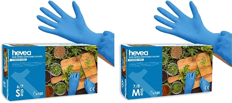 Hevea - Disposable nitrile gloves. Powder and latex free. Disposable nitrile gloves. Powder and latex free. 1