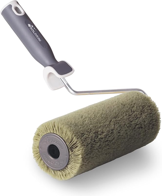 Boldrini Professional Paint Roller with Handle 23 cm - Ideal for Walls and Ceilings - Indoor or Outdoor Made i